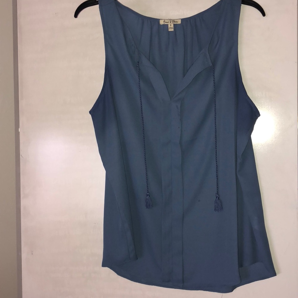 Blue tank top